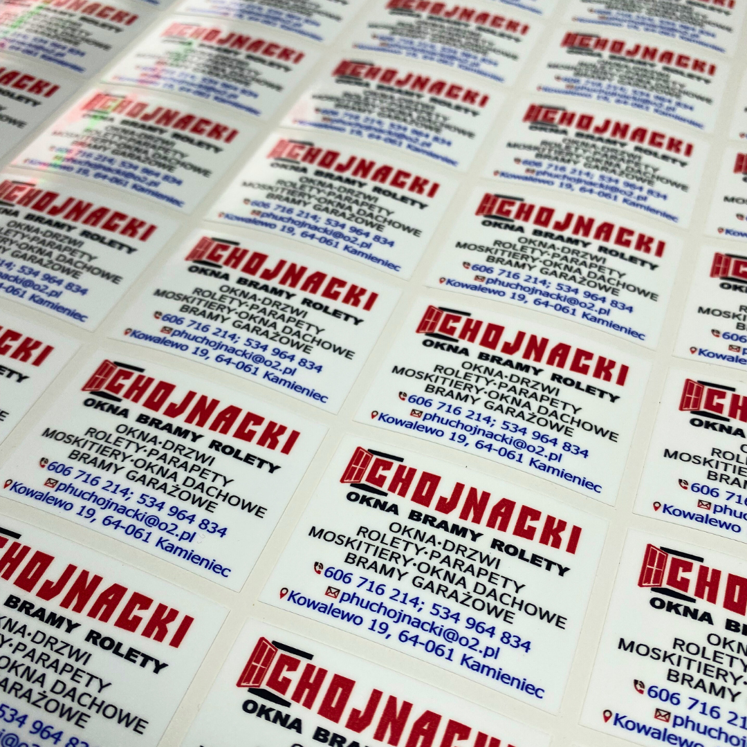 NAKLEJKI I WYDRUKI REKLAMOWE